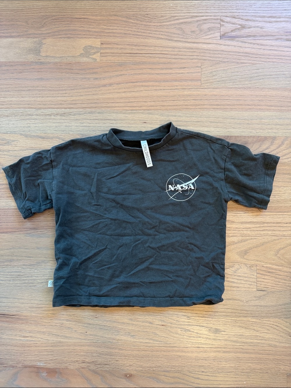 NASA Black Short-Sleeve Kids Tee